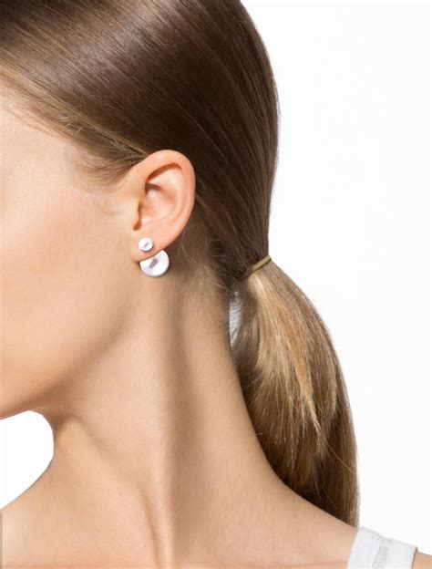 dior double pearl earrings buy online|christian dior tribal earrings 2021.